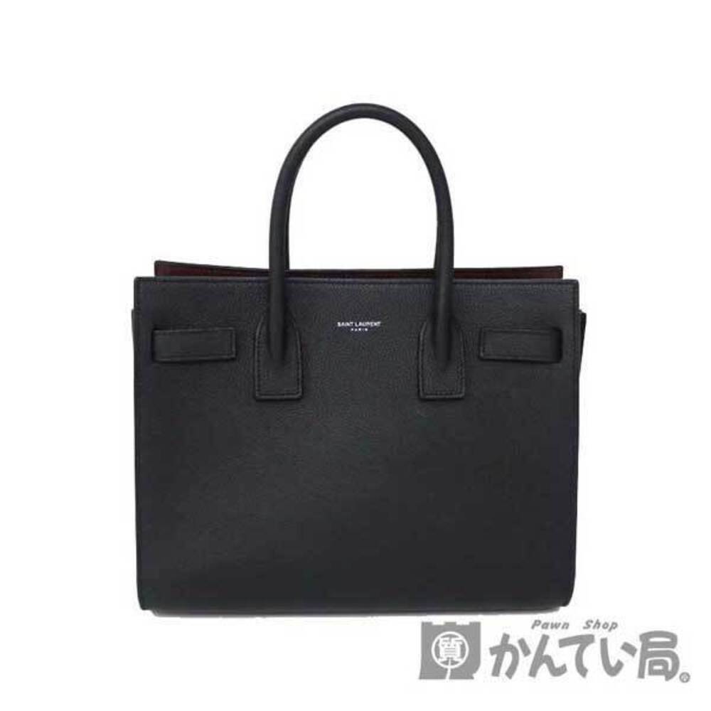 SAINT LAURENT Baby Sac de Jour Black Leather Handbag YSL